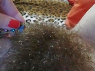 Hairy bush fetish movs the best hairy pussy in close up with big clit