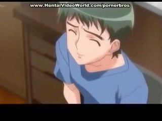 Anime teen mistress opens fun fuck in bed
