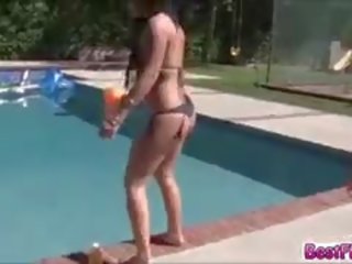 Pool Party Of Bffs Gets Wet And lustful