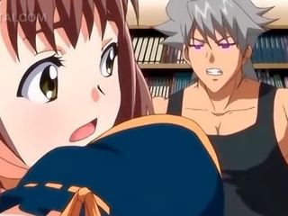 Anime feature cunt banged hard by giant bloke