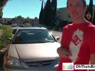 Cute bloke Receives Picked Up For xxx movie Outdoor