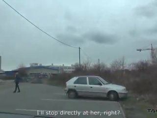 Takevan Angry fancy woman dont want to leave the van immediately immediately afterwards fucked by lustful stranger